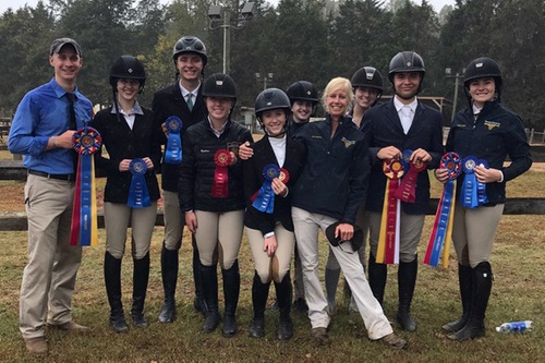 Intermont Equestrian finished first out of 12 teams Saturday at Wake Forest.