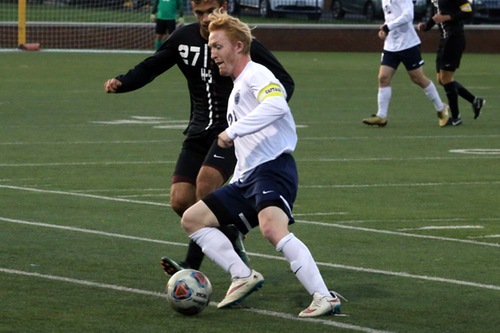 David Jackson scored for Emory & Henry in their season finale at Roanoke Tuesday.