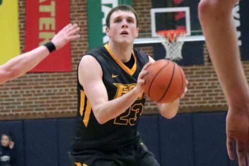 Chase Branscomb scored 10 points to reach the 1,000-point plateau against Randolph-Macon.
