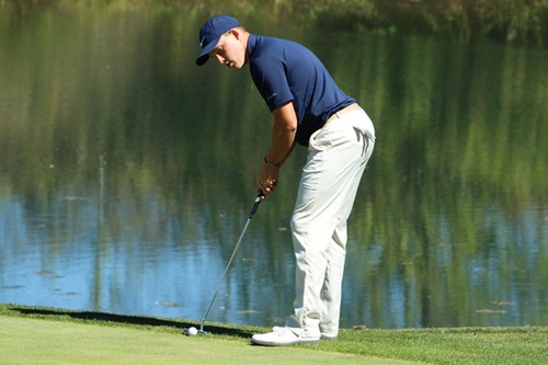 Wes Blaylock had the second-best round of the day at the E&H Fall Classic Tuesday.